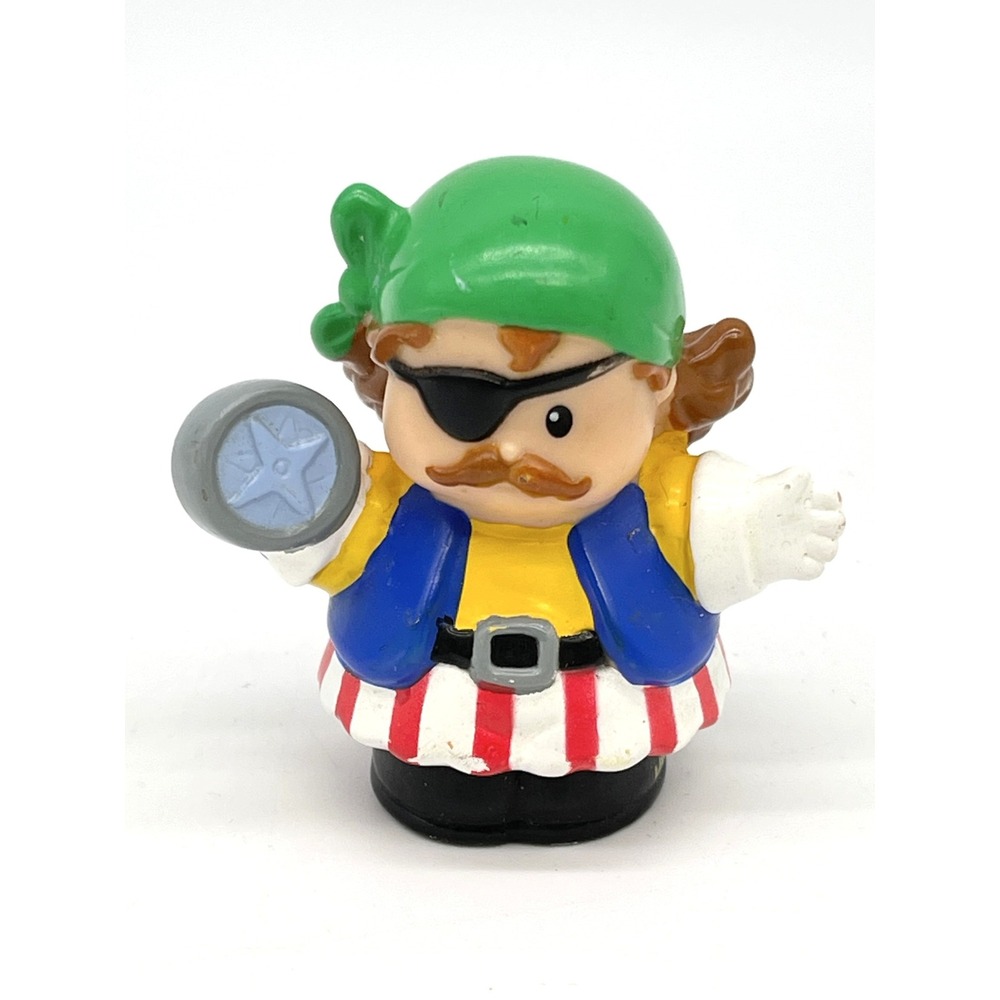 Fisher Price Little People Pirate Mate Deckhand J4419 Compass Figure 2006 Toy